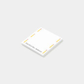 黄色い鉛筆の寄宿生は個人化なります ポストイット (アングル)