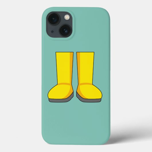 黄色い長靴 Case-Mate iPhoneケース (裏面)