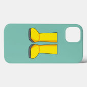 黄色い長靴 Case-Mate iPhoneケース (裏面 (横))
