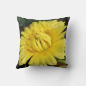 黄色い開花2 クッション (裏面)