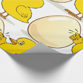 黄色い雛と卵 ラッピングペーパー