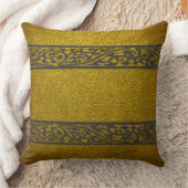 黄色い革 クッション (ブランケット)