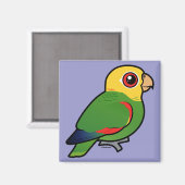 黄色い頭のアマゾン マグネット (正面/裏面)