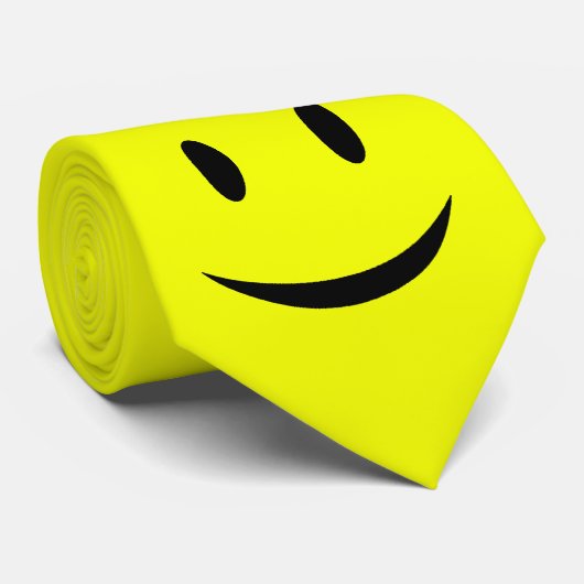 黄色い顔のネクタイ ネクタイ (ロール)