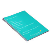 黄色い風船スパイラルノート ノートブック (右側)