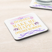 黄色い馬は私を幸せにするが、あなたはそれほど多くはない コースター (左側)