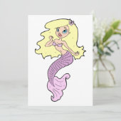 黄色い髪の人魚 招待状 (スタンド正面)