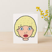 黄色い髪の人 カード