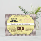 黄色い髭または真珠の性は招待状を明らかにします 招待状 (スタンド正面)