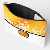 黄色い魔法の花 アクセサリーポーチ (見開き)
