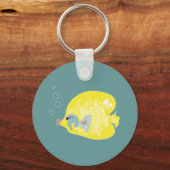 黄色い魚 キーホルダー (正面)