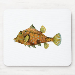 黄色い魚 マウスパッド