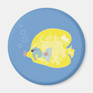 黄色い魚 マグネット