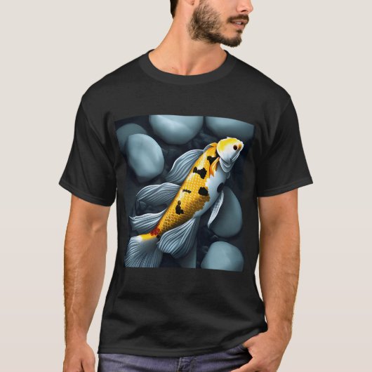 黄色い鯉 Tシャツ (正面)