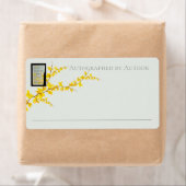 黄色い鳥が鳴く | Jennifer Rosner蔵書票 ラベル (インサイチュ)