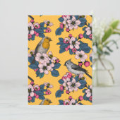 黄色い鳥と花 (スタンド正面)