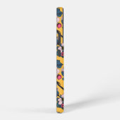 黄色い鳥と花 SAMSUNG GALAXYケース (右側面)