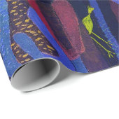 黄色い鳥のいる風景、ポール・クレー ラッピングペーパー (ロールコーナー)