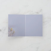 黄色い鳥のグリーティングカード サンキューカード (内部)