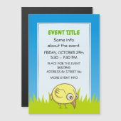 黄色い鳥の漫画 (正面/裏面)