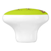 黄色い鳥の漫画 セラミックノブ (側面)