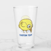 黄色い鳥の漫画 タンブラーグラス (正面)