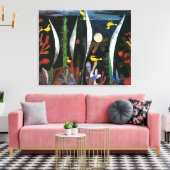 黄色い鳥の風景 |ポール・クレー | キャンバスプリント (インサイチュ (リビング))