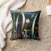 黄色い鳥の風景 |ポール・クレー | クッション (ブランケット)