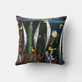 黄色い鳥の風景 |ポール・クレー | クッション (裏面)