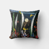 黄色い鳥の風景 |ポール・クレー | クッション (正面)