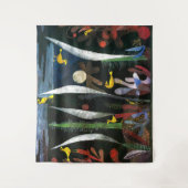 黄色い鳥の風景 |ポール・クレー | タペストリー (正面)