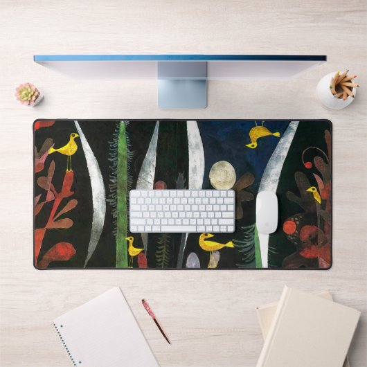 黄色い鳥の風景 |ポール・クレー | デスクマット (オフィス1)