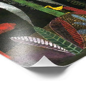 黄色い鳥の風景 |ポール・クレー | フォトプリント            (角)