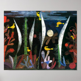 黄色い鳥の風景 |ポール・クレー | ポスター