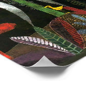 黄色い鳥の風景 |ポール・クレー | ポスター (角)