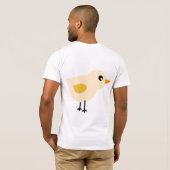 黄色い鳥のTシャツ Relience Tシャツ (裏面フル)