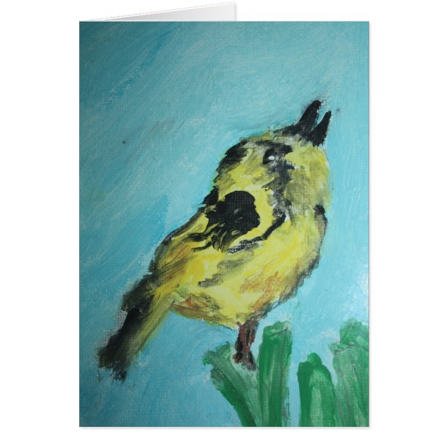 黄色い鳥 (正面)