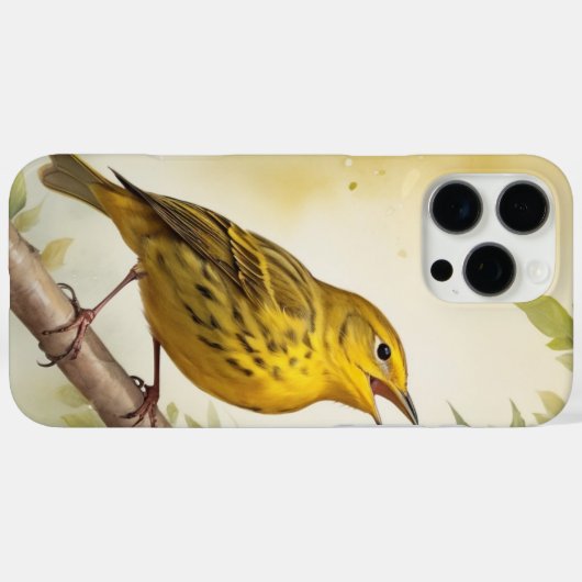 黄色い鳥 Case-Mate iPhoneケース (裏面 (横))