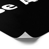 黄色い黄褐色 ポスター (角)