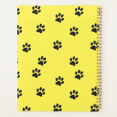 黄色い黒い猫の足 プランナー手帳 (裏面)