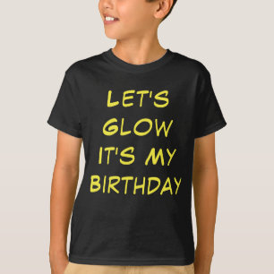 『黄色い、赤くしよう私の誕生日パーティーTシャツ』 Tシャツ
