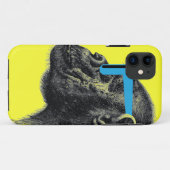 (黄色い) iPhone 5の箱を影で覆います Case-Mate iPhoneケース (裏面(横))