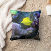 黄色いAngelfish クッション (ブランケット)