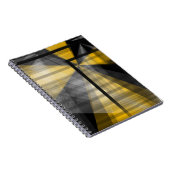 黄色いBlkの抽象芸術 ノートブック (右側)