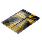 黄色いBlkの抽象芸術 ノートブック (左側)