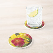 黄色いCattleya コースター (側面)