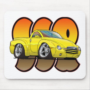 黄色いChevy SSR マウスパッド