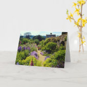 黄色いCotswoldの庭の花 カード (黄色い花)