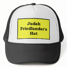 黄色いJudah Friedlanderの帽子