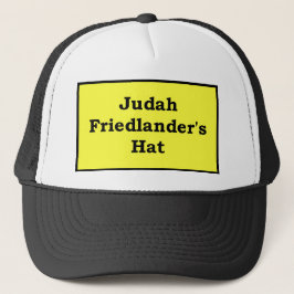 黄色いJudah Friedlanderの帽子 キャップ